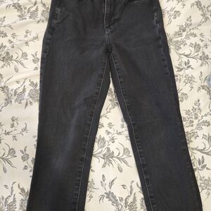 American Eagle Outfitters Dark Gray High Rise Jeans